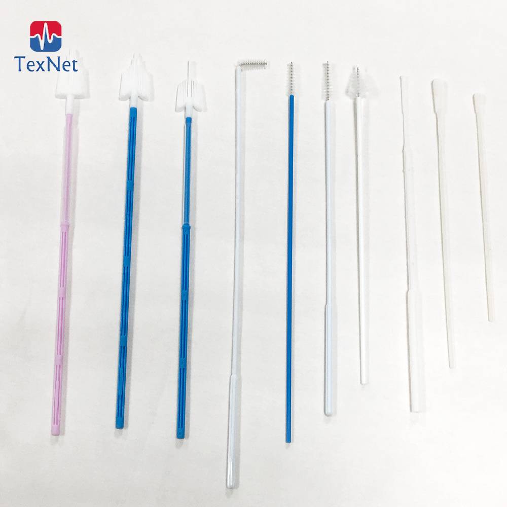 High Quality Disposable Sterile Pe Cervical Brush Eo Sterile Cytology Brush